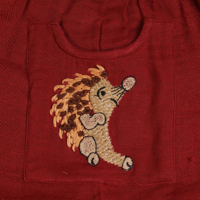 Hopping Hedgehog Dress | Soft Cotton Dress for Girls – Kids Daywear Sets on Brown Living™. SKU: MCBL78RED. Img 7.