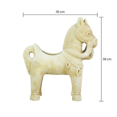 Horse Pasture Earthen Planter – Pots & Planters on Brown Living™. SKU: A0_plt_0023. Img 6.