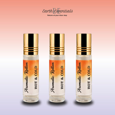 Hot & Cold Roll - On for Pain Relief – Natural Relief Aromatherapy – Essential Oils on Brown Living™. SKU: Aromatic-01. Img 1.