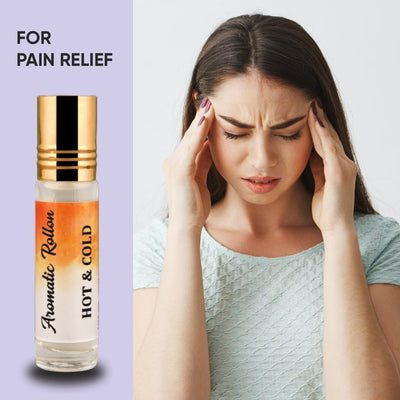 Hot & Cold Roll - On for Pain Relief – Natural Relief Aromatherapy – Essential Oils on Brown Living™. SKU: Aromatic-01. Img 3.