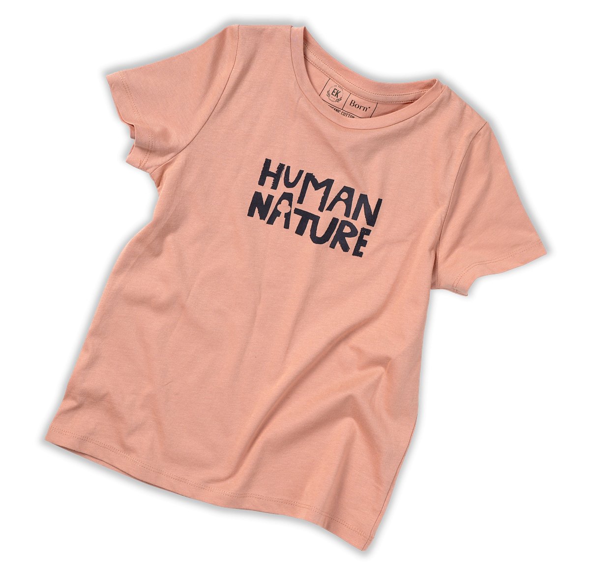 Human Nature Kids Unisex Organic Cotton T-shirt | Rose | Verified Sustainable by Brown Living™