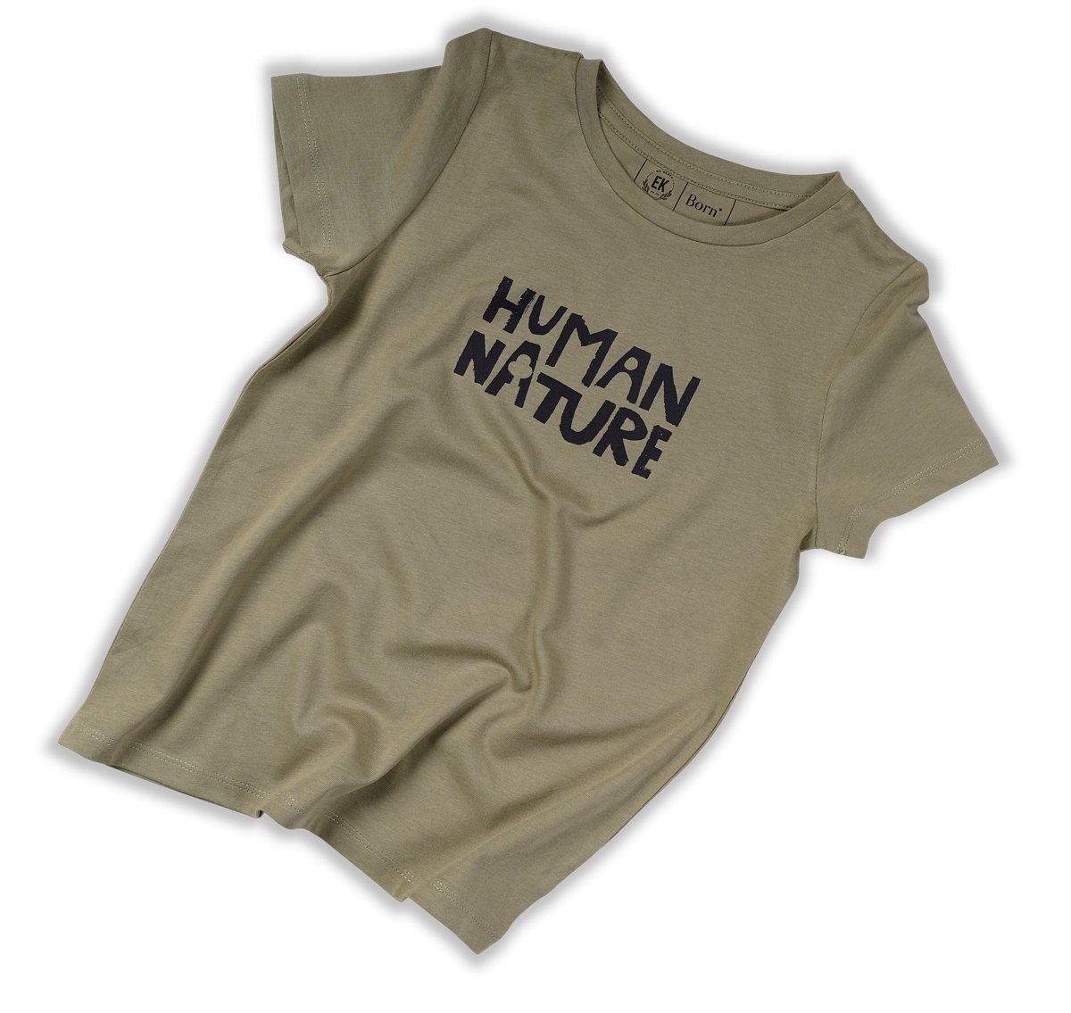 Human Nature Kids Unisex Organic Cotton T-shirt | Sage | Verified Sustainable by Brown Living™