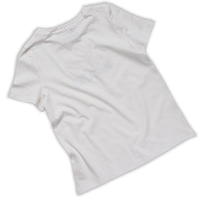 Human Nature Kids Unisex Organic Cotton T-shirt | White | Verified Sustainable by Brown Living™