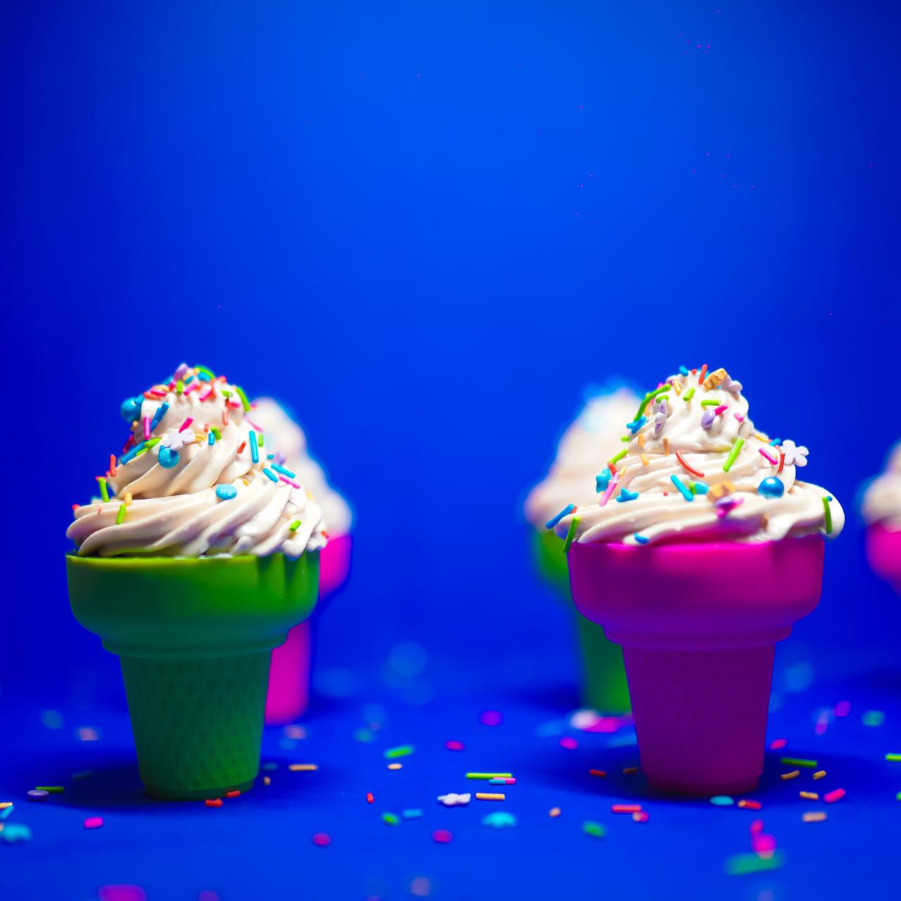 Ice Cream Cone Soaps - Fun and Playful Handmade Bath Soaps – Body Soap on Brown Living™. SKU: SS-20. Img 3.