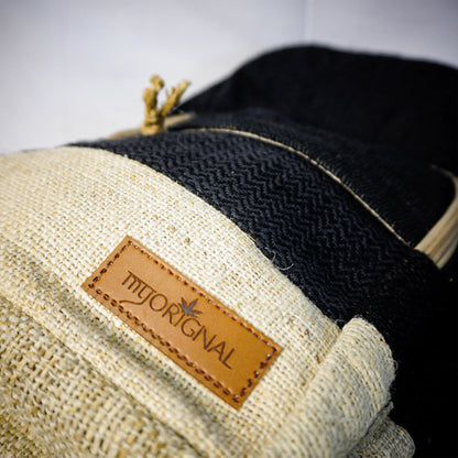 Ikigai Black Shoulder Bag | Minimal Everyday Bag for Travel – Backpacks on Brown Living™. SKU: OGBPIK02. Img 27.