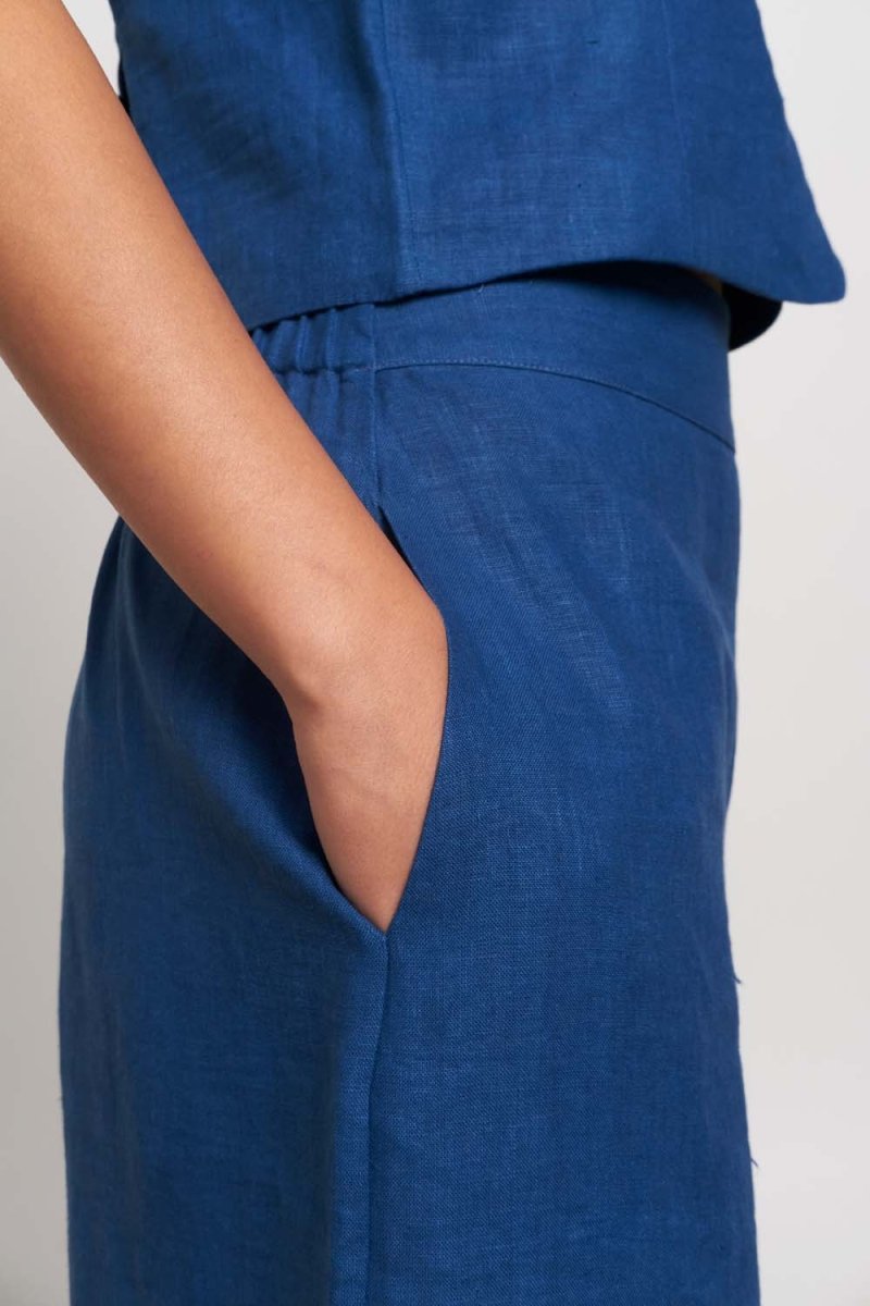 Ikigai Indigo Organic Cotton Skirt - Indigo | Verified Sustainable by Brown Living™