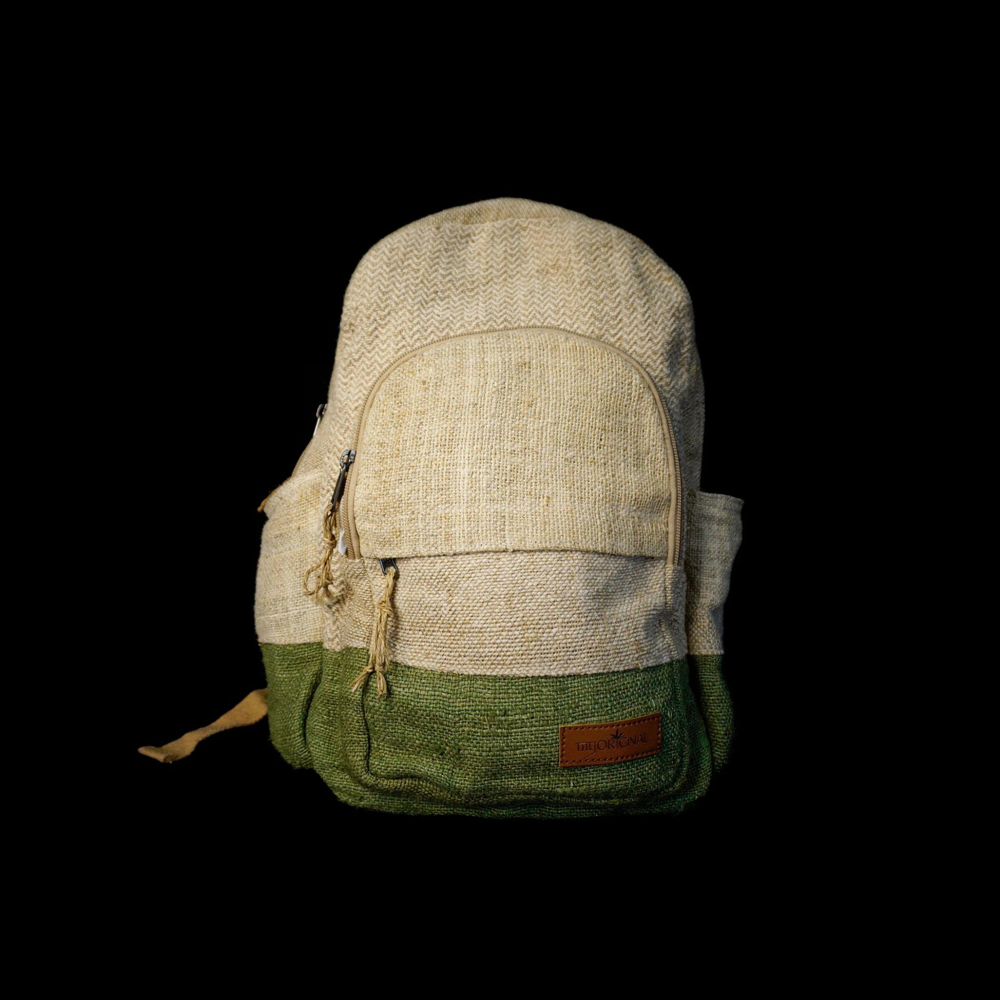 Ikigai White Hemp & Cotton Shoulder Bag | Eco Friendly Casual Bag – Backpacks on Brown Living™. SKU: OGBPIK01. Img 19.