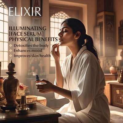 Illuminating Face Serum with Vitamin C & Natural Extracts | 30ml – Face Serum on Brown Living™. SKU: 24 - ILN - FSM - 30G. Img 5.