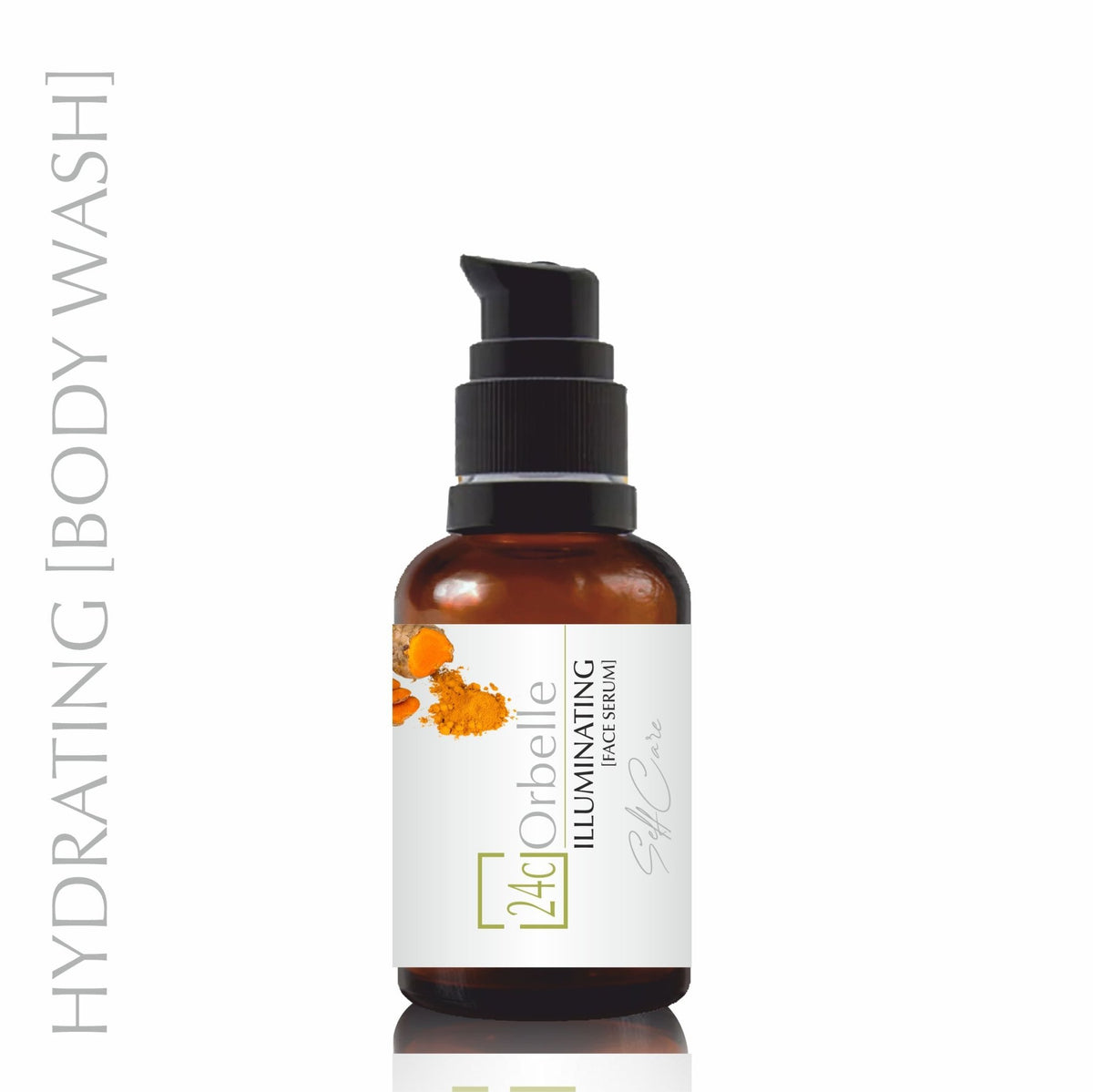 Illuminating Face Serum with Vitamin C & Natural Extracts | 30ml – Face Serum on Brown Living™. SKU: 24-ILN-FSM-30G. Img 1.