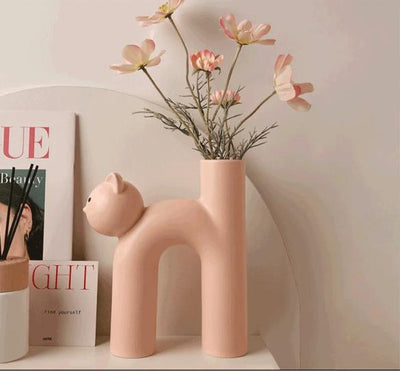 Tabular Cat Flower - Dogwood Powder Accent Decor