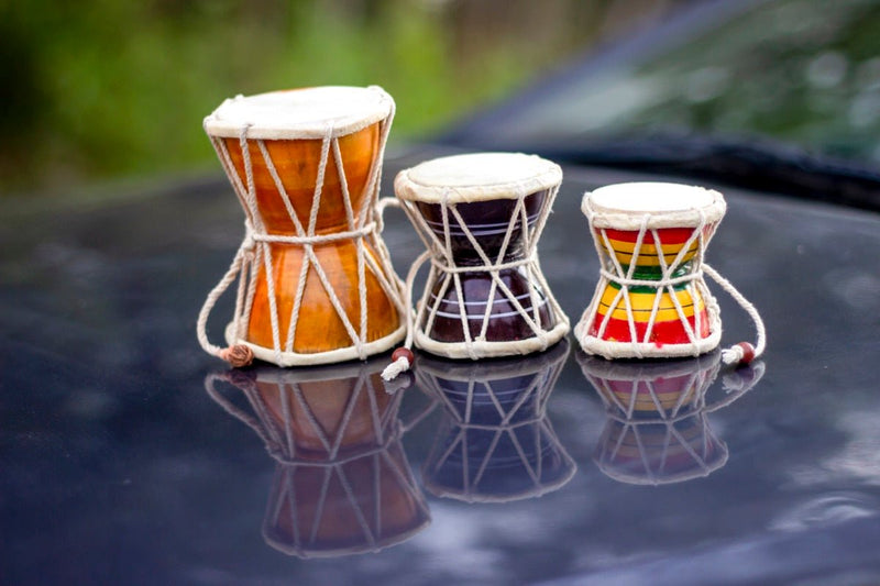 Ind Damroo Multicolour - 6inches | Verified Sustainable Musical Instruments on Brown Living™