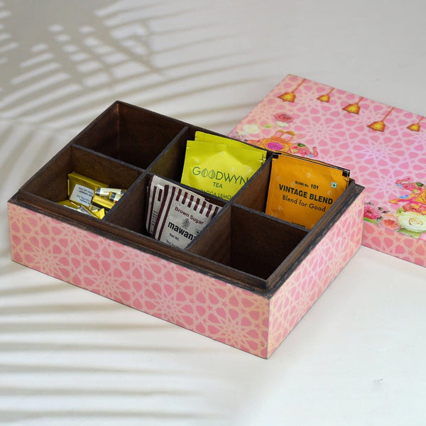 Indian Elephant Tea Box | Jewellery Box | Verified Sustainable by Brown Living™