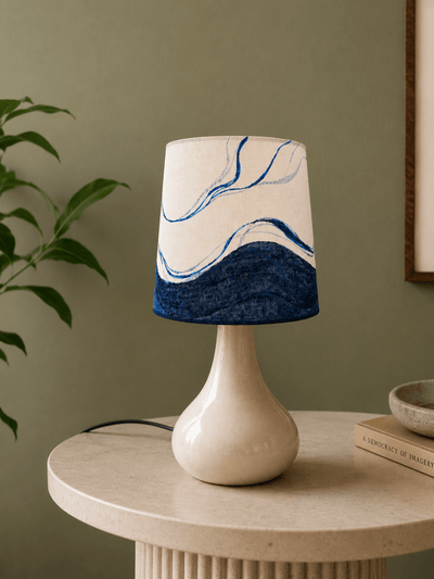 Indigo Table Lamp – Elegant Lighting for Stylish Home Decor – Lamps & Lighting on Brown Living™. SKU: TL02. Img 4.