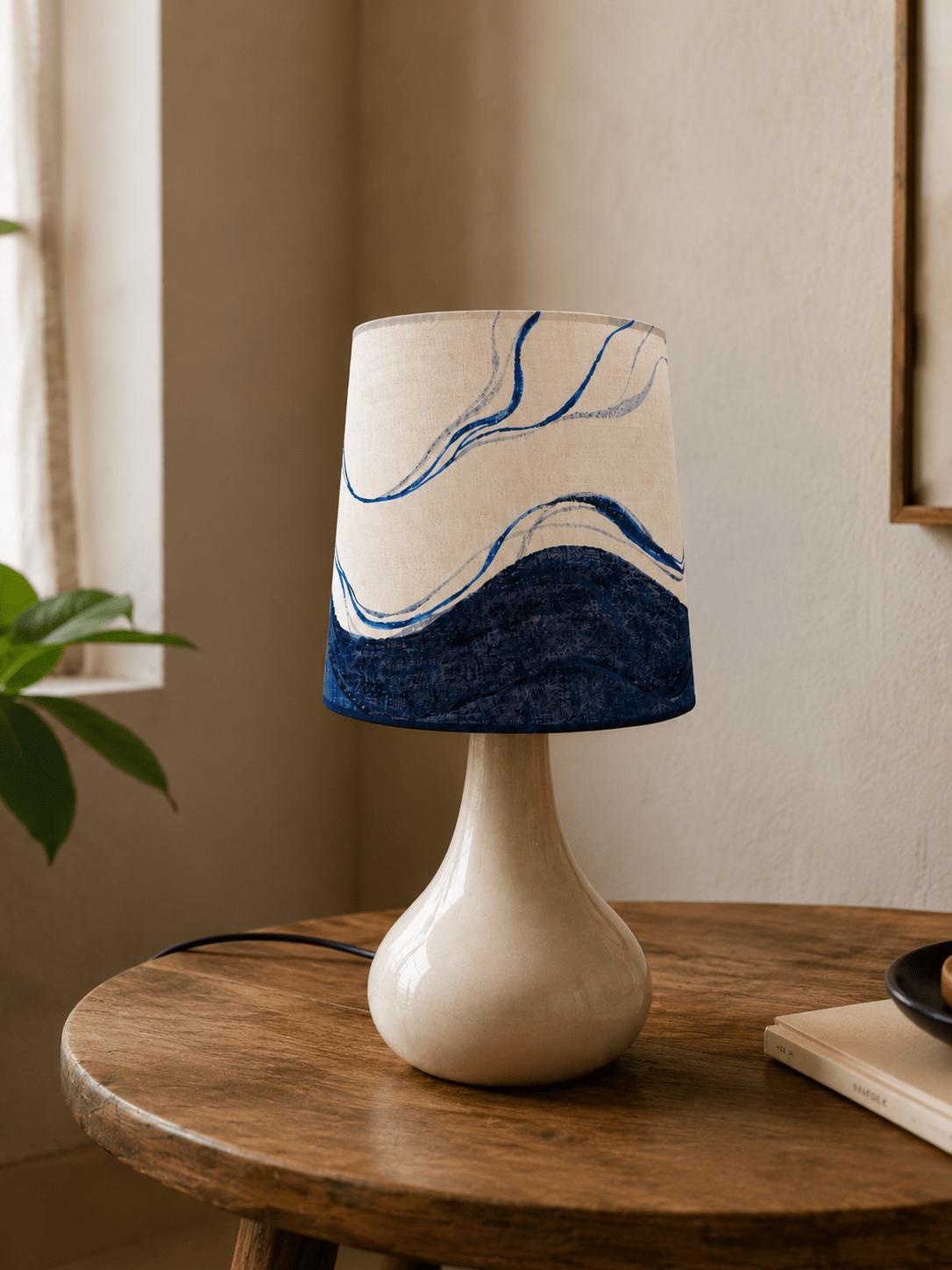 Indigo Table Lamp – Elegant Lighting for Stylish Home Decor – Lamps & Lighting on Brown Living™. SKU: TL02. Img 3.