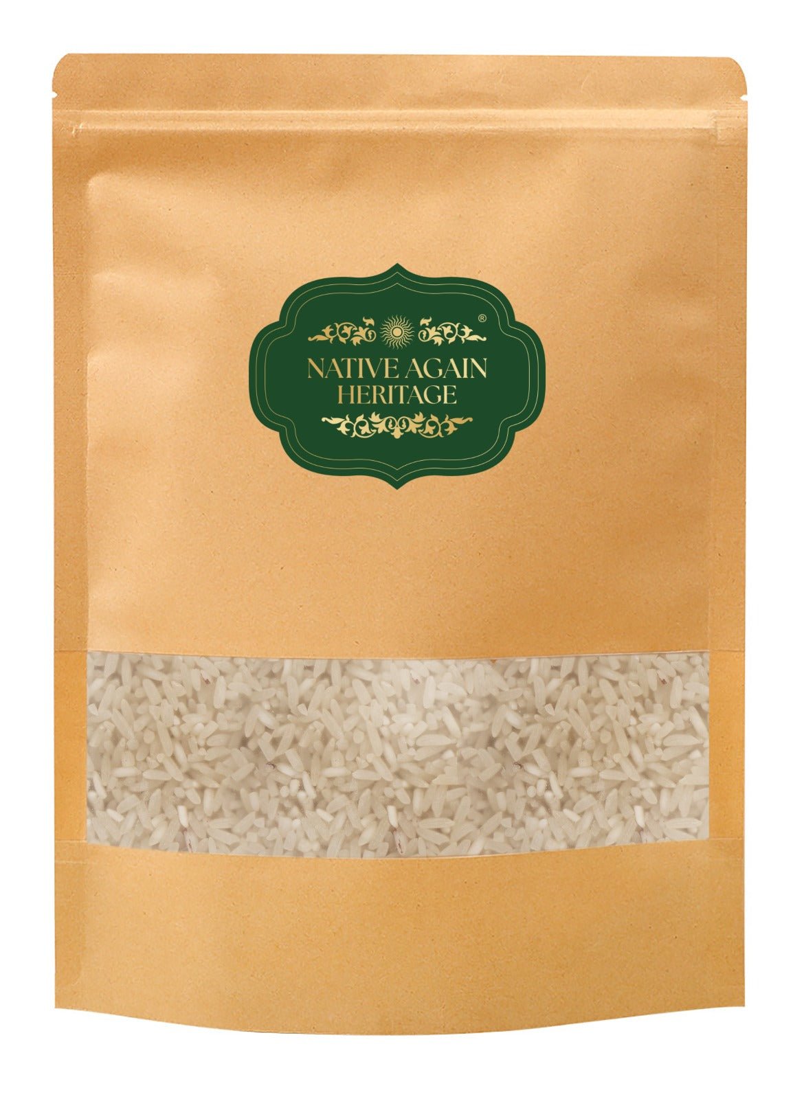 Indrayani Rice 1kg – Aromatic Short Grain Rice from Maharashtra – Cereal & Meusli on Brown Living™. SKU: I00172. Img 2.