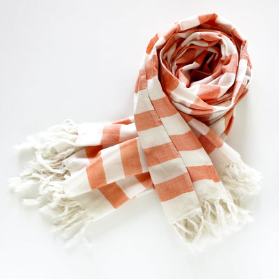 Infini | Multi - Purpose Cotton Throw – Beach Towel – Bath Linens on Brown Living™. SKU: BATIP11. Img 4.