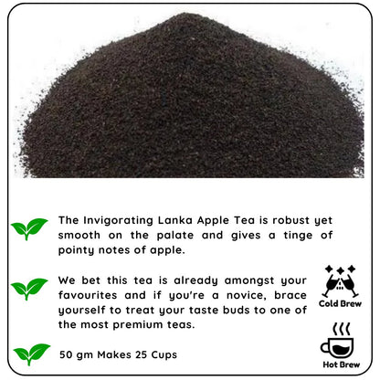 Invigorating Lanka Apple Cinnamon Tea - 50 g | Verified Sustainable by Brown Living™