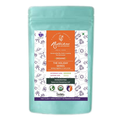 Invigorating Spearmint Darjeeling Leaf - Enhances Mood and Focus | Verified Sustainable by Brown Living™