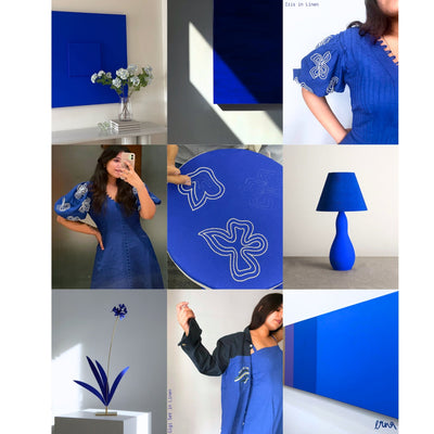 Iris Blue Dress for Women | Breathable Everyday Casual Dress – Womens Dress on Brown Living™. SKU: ER-IRIS-DRS-XXS-001. Img 3.