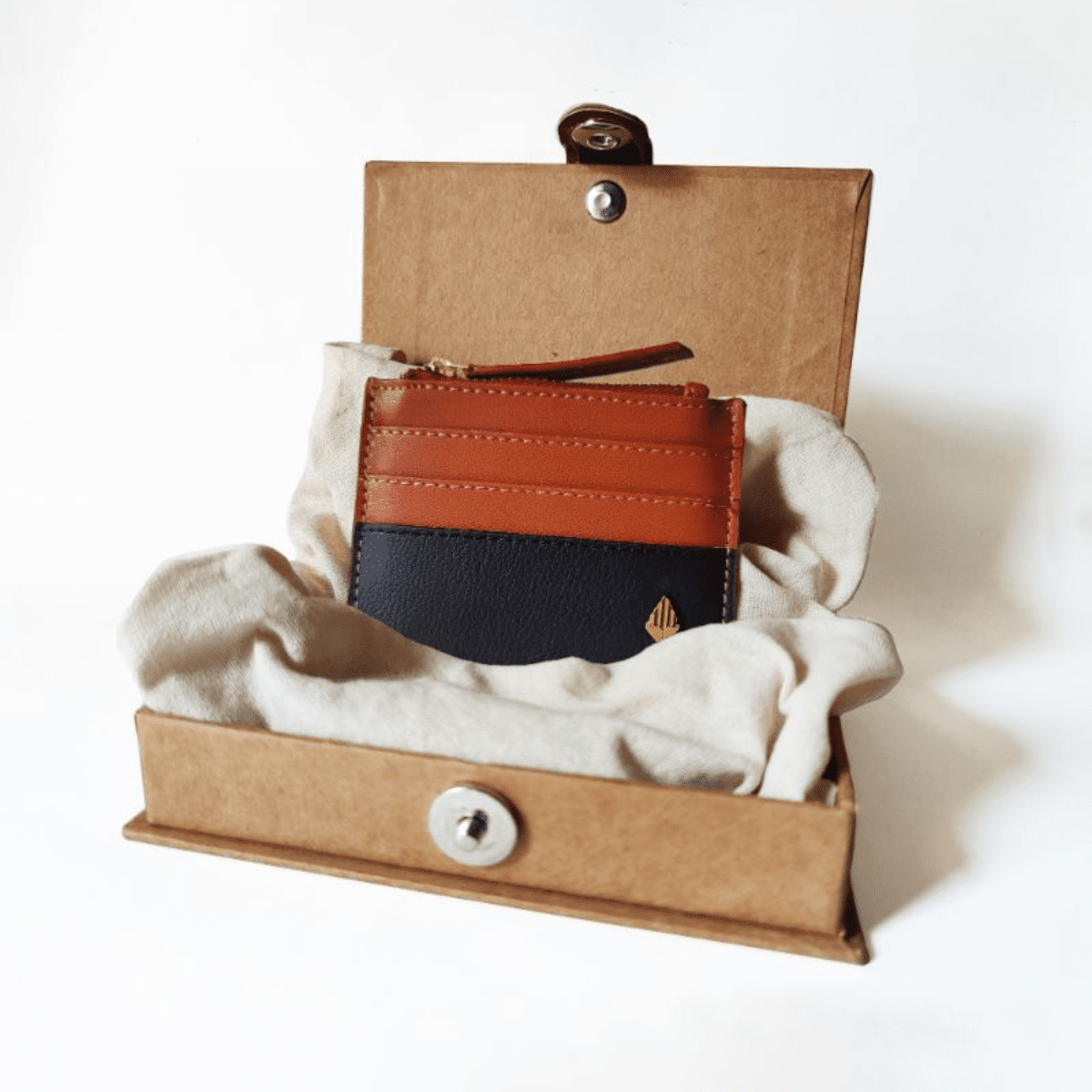 Iris Vegan Leather Cardholder (Green) – Mens Wallet on Brown Living™. SKU: CHGH-8004. Img 10.