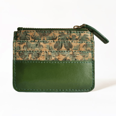 Iris Vegan Leather Cardholder (Green) – Mens Wallet on Brown Living™. SKU: CHGH8001. Img 2.