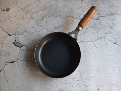 Iron Fry Pan | Traditional Iron Skillet for Healthy Cooking – Kitchen Tools on Brown Living™. SKU: IFP8. Img 1.