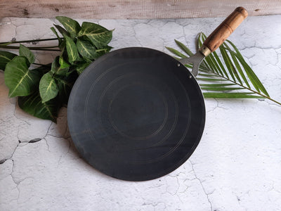 Iron Roti Tava | Traditional Iron Tawa for Healthy Cooking – Kitchen Tools on Brown Living™. SKU: IRT11. Img 1.