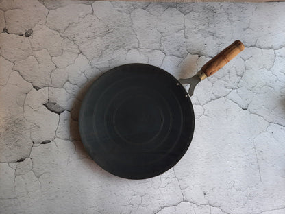 Iron Roti Tava | Traditional Iron Tawa for Healthy Cooking – Kitchen Tools on Brown Living™. SKU: IRT11. Img 2.