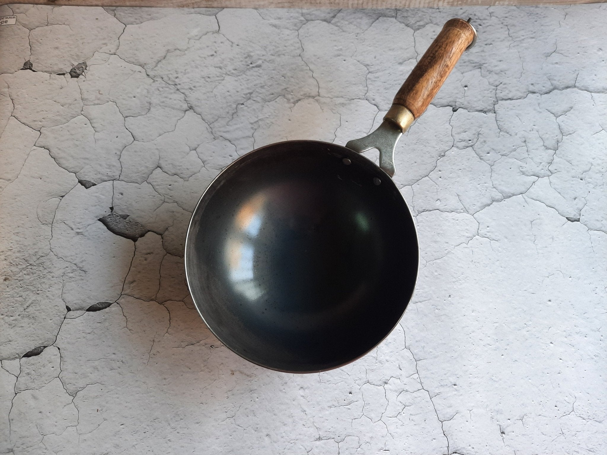 Iron Wok | Traditional Iron Kadhai for Healthy Cooking – Kitchen Tools on Brown Living™. SKU: IDPW8. Img 1.