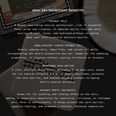 Isha Shea Coconut Milk Cold Process Soap – Gentle Handmade Bar – Body Soap on Brown Living™. SKU: CB07. Img 3.