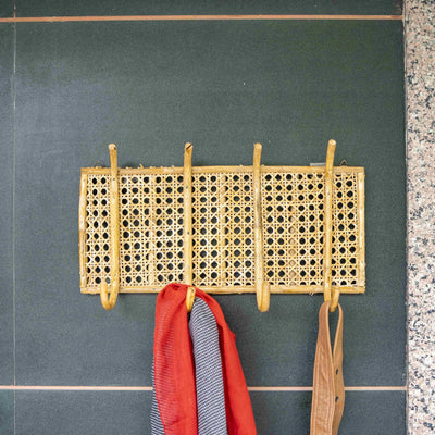 Jaal Hook Organiser | Handcrafted Wall Hanger for Keys & Accessories – Organizers on Brown Living™. SKU: SYMWA001. Img 1.