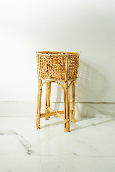 Jaal Planter Stand | Handcrafted Decorative Plant Holder – Home & Garden on Brown Living™. SKU: SYMPS004. Img 2.