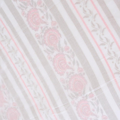 Jacobean Blossom Cotton Dohar | Lightweight AC Blanket for Summer – Bedding on Brown Living™. SKU: EL-JB-SD. Img 3.