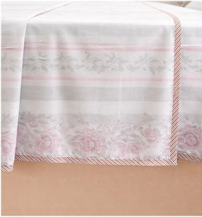 Jacobean Blossom Cotton Dohar | Lightweight AC Blanket for Summer – Bedding on Brown Living™. SKU: EL-JB-SD. Img 4.