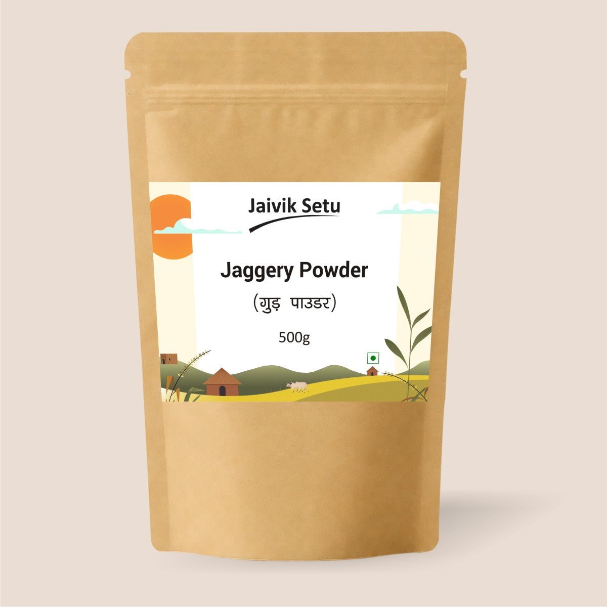 Jaggery Powder 500g | Natural Unrefined Sweetener – Sweets on Brown Living™. SKU: JPJS. Img 1.