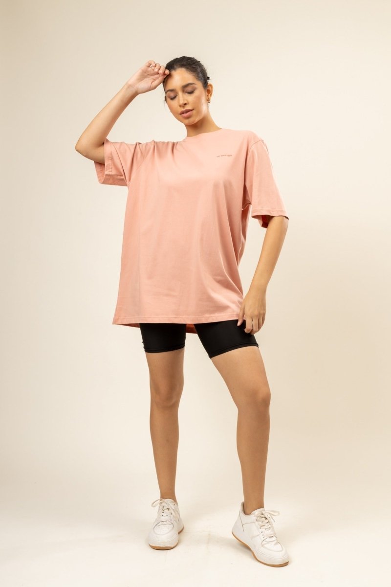 Jamie Peach Upcycled Cotton T - Upcycled Cotton Shirt | Verified Sustainable by Brown Living™