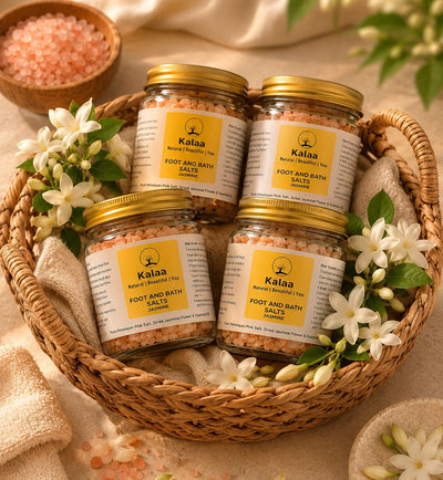 Jasmine Foot & Bath Salts 150g | Vegan Relaxing Bath Soak – Bath Salt on Brown Living™. SKU: JSFBSL. Img 2.