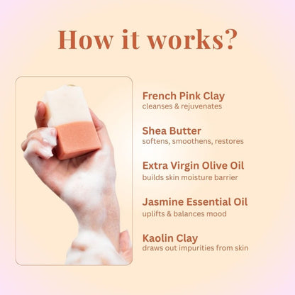 Jasmine Gardenia Soap Bar for Daily Bath | 100g – Body Soap by Kaura available on Brown Living™. . SKU: KI311. Img 4.