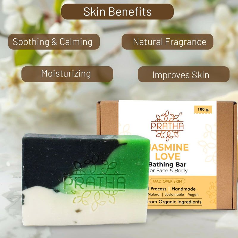 Jasmine Love| Cold Process Handmade Soap | Verified Sustainable by Brown Living™