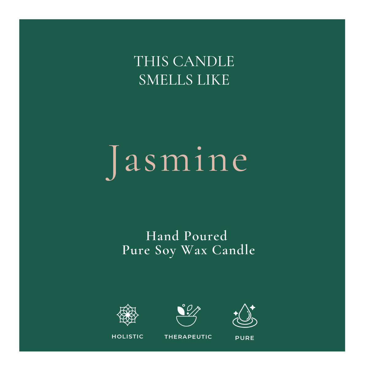 Jasmine Soy Wax Silver Jar Candle Set | Essential Oil Candles – Candles & Fragrances on Brown Living™. SKU: ISC106. Img 4.