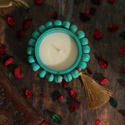 Jasmine - Wooden Bowl Soy Candle | Verified Sustainable by Brown Living™