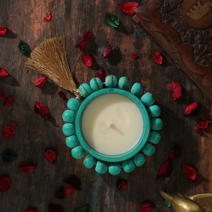 Jasmine - Wooden Bowl Soy Candle | Verified Sustainable by Brown Living™
