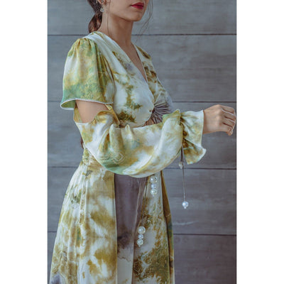 Jean Jade Crop Blouse | Stylish Women Crop Blouse | Fusion Wear Top – Womens Blouse on Brown Living™. SKU: TMS0156-XS. Img 3.