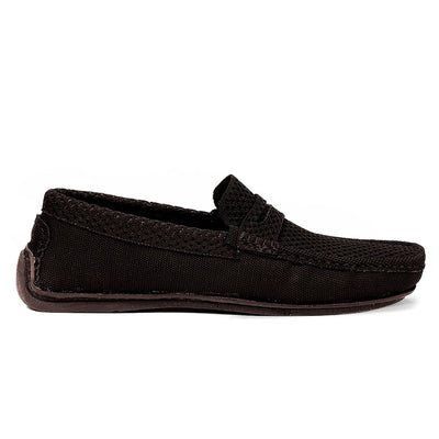 Jet Black Moc Mens Shoes Loafers – Mens Casual Shoes on Brown Living™. SKU: GS_JBM_BLK3820. Img 3.