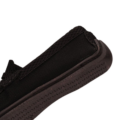 Jet Black Moc Mens Shoes Loafers | Verified Sustainable by Brown Living™