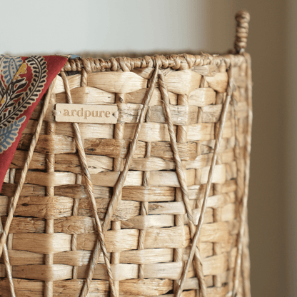 Jewel - Water Hyacinth Multipurpose Storage Basket – Baskets & Boxes on Brown Living™. SKU: 907WL. Img 3.