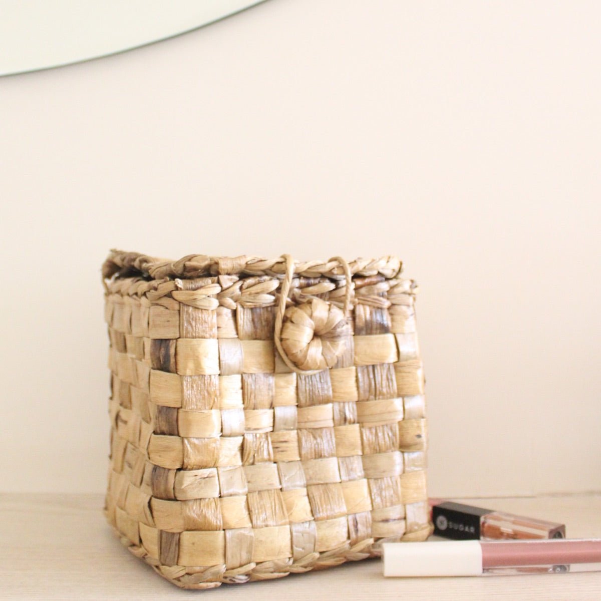 Jewelery Box Water Hyacinth Basket | Verified Sustainable by Brown Living™