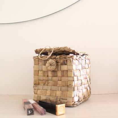 Jewelery Box Water Hyacinth Basket | Verified Sustainable by Brown Living™