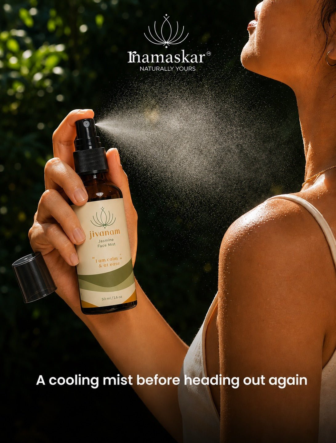 Jivanam Jasmine Face Mist – Face Toner on Brown Living™. SKU: JAS-SKI-03-NAM. Img 6.