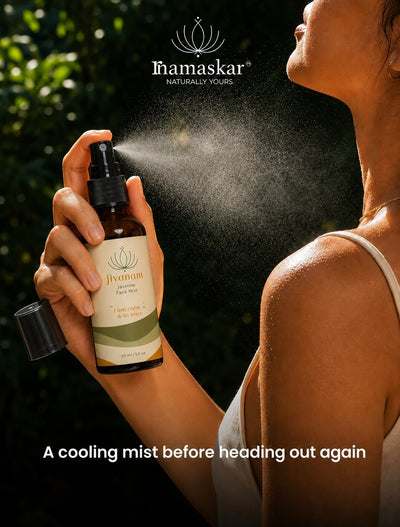 Jivanam Jasmine Face Mist – Face Toner on Brown Living™. SKU: JAS-SKI-03-NAM. Img 6.